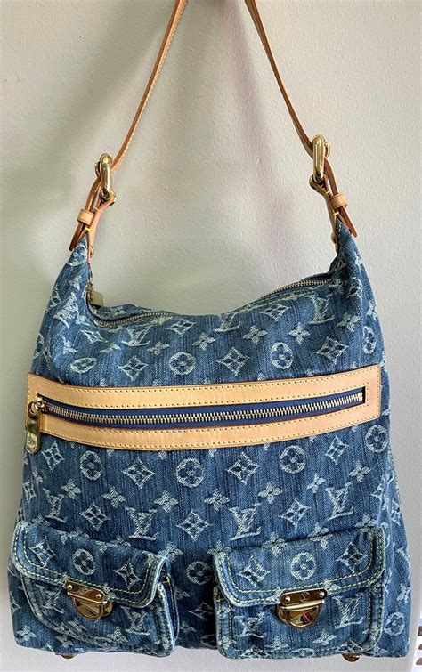 Lv denim tote